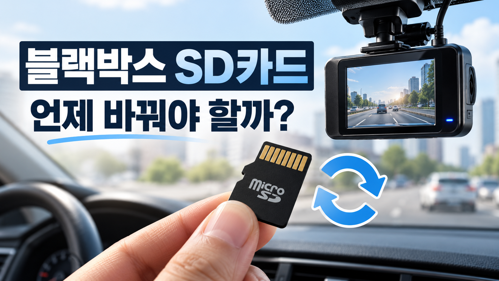 블랙박스 SD카드 교체 시기