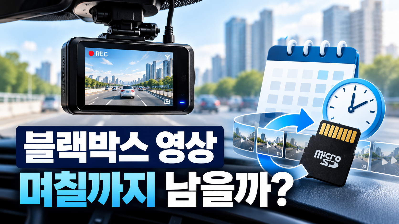 블랙박스 영상 며칠까지 남을까_